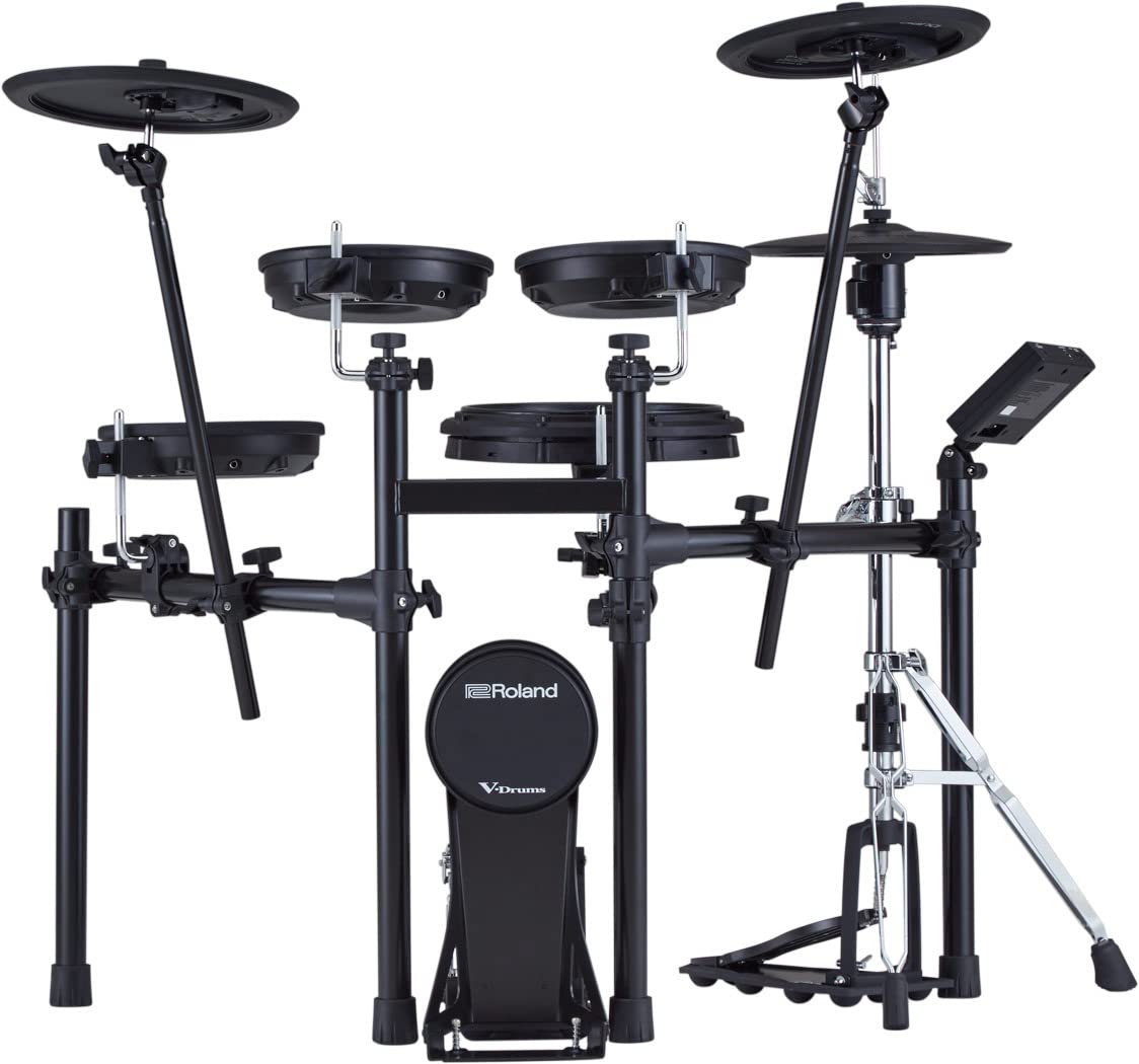 Roland Td 07Kvx Electronic Drum Set Bundle W/Roland Stick Bag, 3.5Mm Stereo Cable, 3 Pairs Drumsticks, And Austin Bazaar Polishi